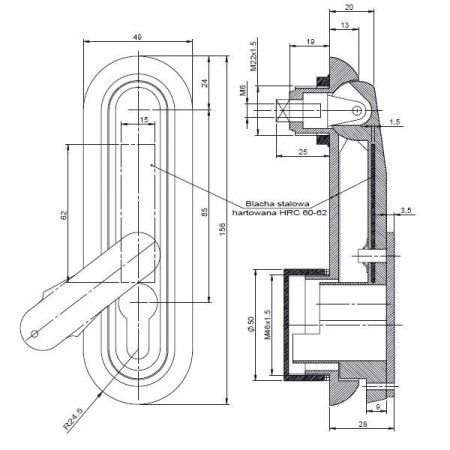 Zamek HS 06